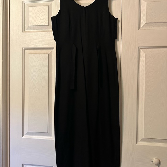 Black Embroidered Tank Dress - Picture 2 of 3
